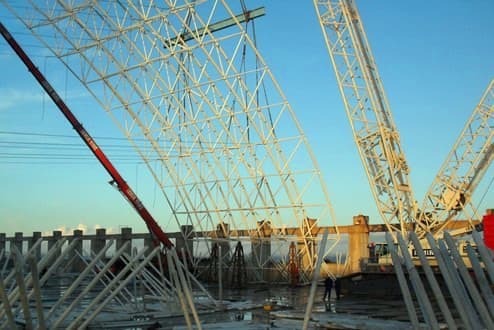 吐鲁番网架一角