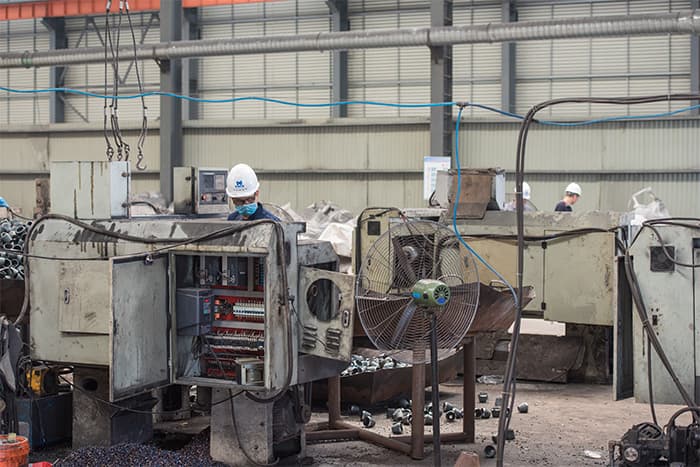 吐鲁番网架配件-锥头加工车间