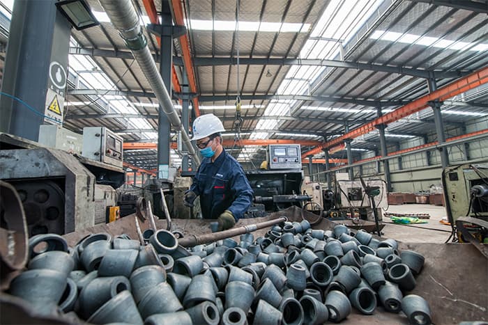 吐鲁番网架配件-锥头加工车间